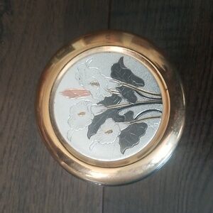 Art of Chokin 24K gold edged trinket box